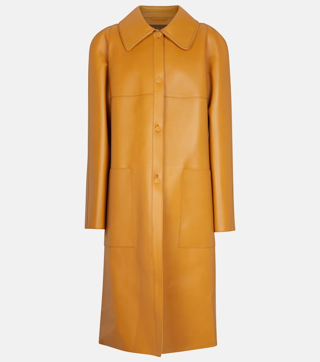 Keith leather coat | Loro Piana