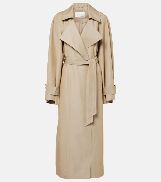 Astoria cutout trench coat | The Frankie Shop