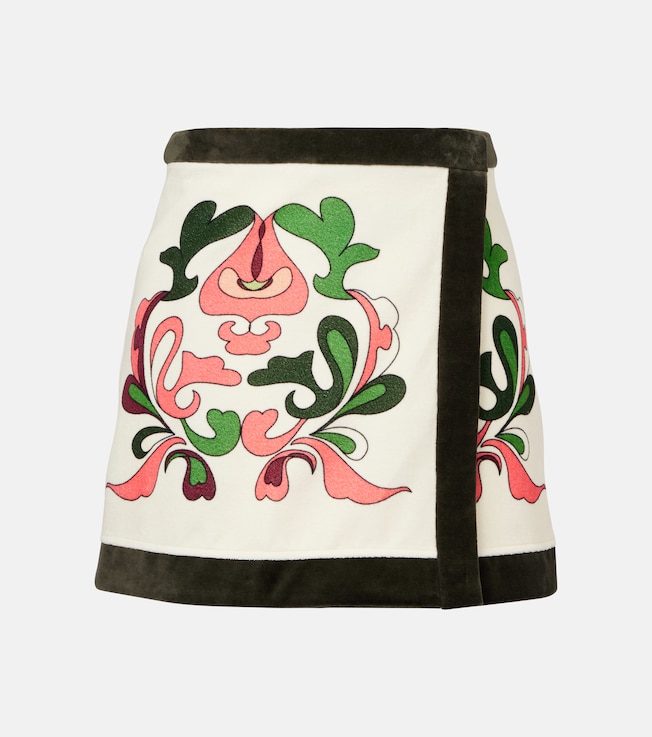 Inamorata cotton-blend miniskirt | Adriana Degreas