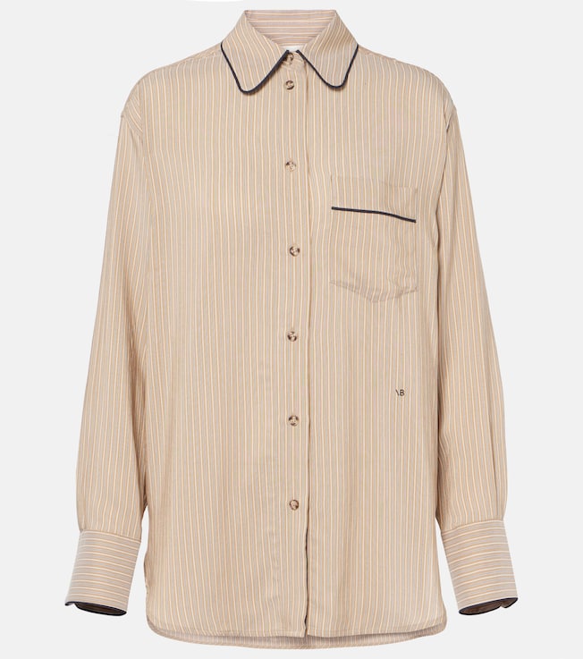 Striped pajama shirt | Victoria Beckham