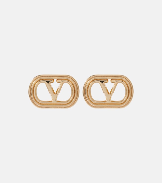 Ovalette VLogo stud earrings | Valentino