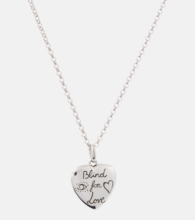 Blind for Love sterling silver necklace | Gucci
