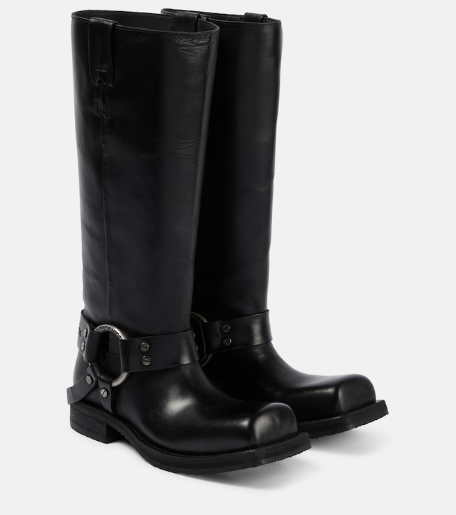 Leather biker boots | Acne Studios
