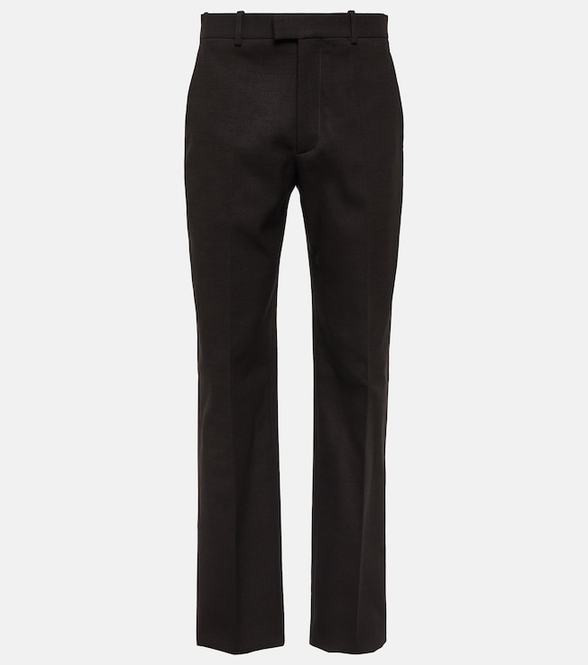 Cotton-blend straight pants | Bottega Veneta