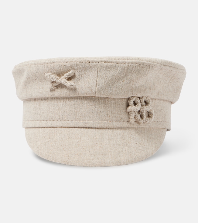 Linen-blend newsboy cap | Ruslan Baginskiy