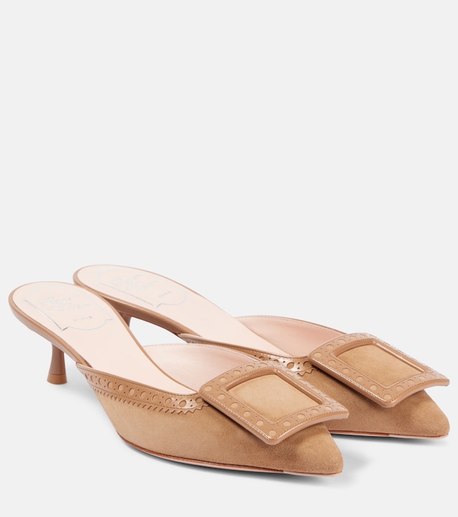 Viv' in the City 45 suede mules | Roger Vivier