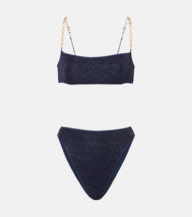 Lumière O-Chain lamé bikini | Oséree