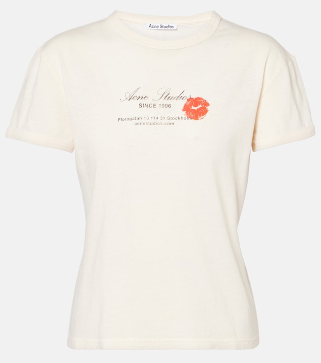 Logo cotton jersey T-shirt | Acne Studios