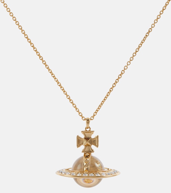 Crystal-embellished pendant necklace | Vivienne Westwood