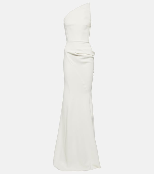 Dare off-shoulder crêpe gown | Maticevski