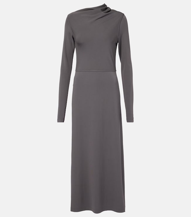 Draped jersey midi dress | Toteme