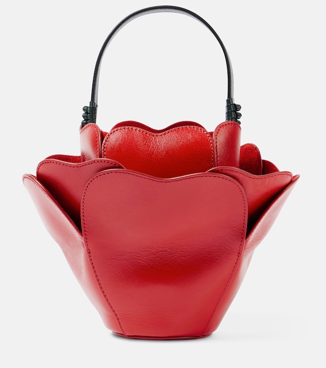 Juliet Small leather tote bag | Staud