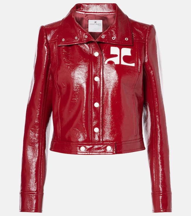 Reedition vinyl jacket | Courrèges