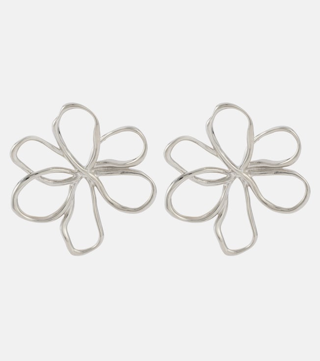Threaded Flower Small earrings | Oscar de la Renta