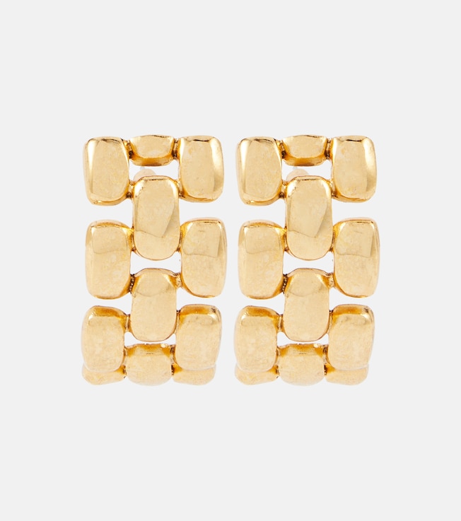Nicci gold-plated earrings | Jennifer Behr