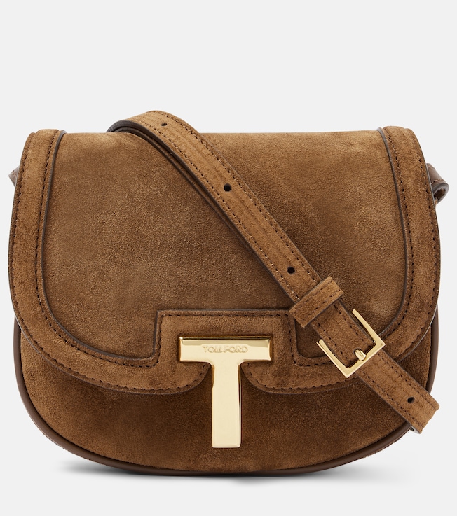 Wallis Mini suede shoulder bag | Tom Ford