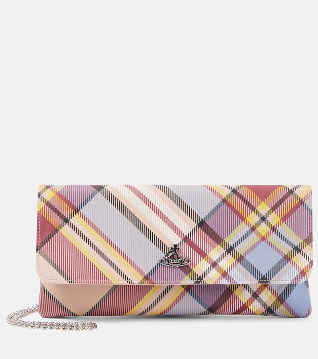Tartan leather clutch | Vivienne Westwood
