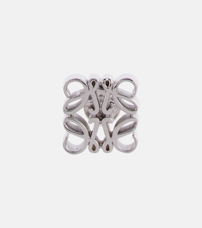Anagram sterling silver stud earrings | Loewe