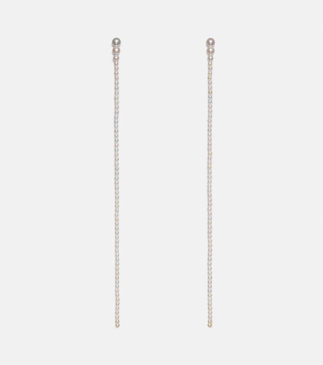 Grande Promenade 14kt gold and pearls earrings | Sophie Bille Brahe