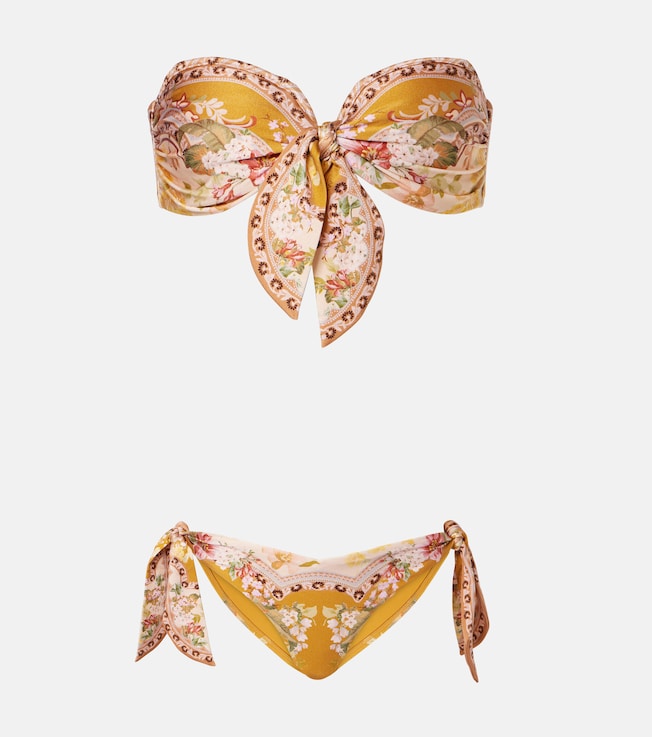 Wylie Scarf Tie floral bikini | Zimmermann