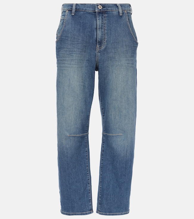 Amsterdam mid-rise barrel-leg jeans | AG Jeans