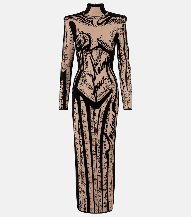 Knitted maxi dress | Balmain
