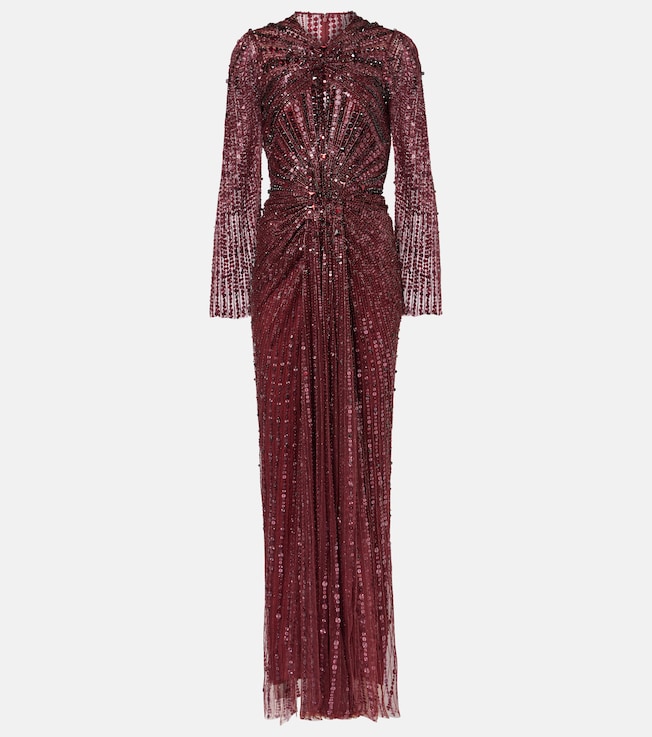 Anja embellished gathered gown | Jenny Packham