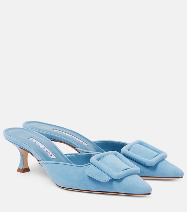 Maysale suede mules | Manolo Blahnik
