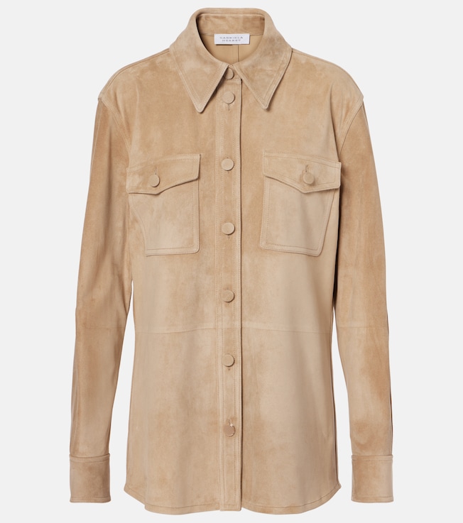 Irene suede overshirt | Gabriela Hearst