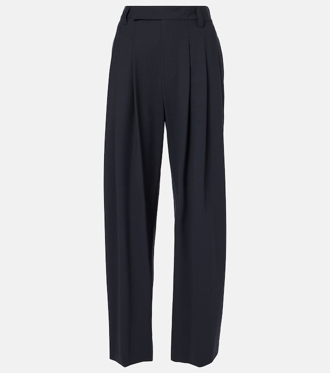 Wool-blend wide-leg pants | Brunello Cucinelli