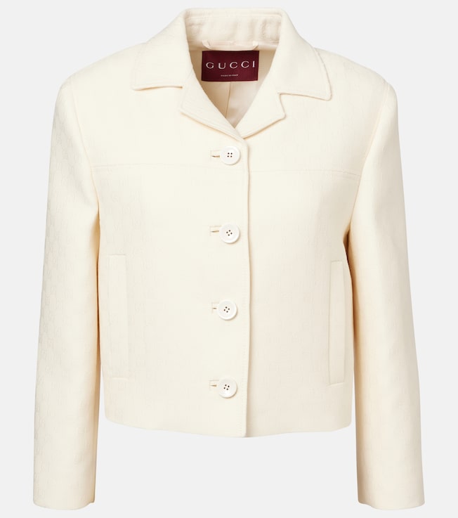 GG wool and silk crêpe jacket | Gucci