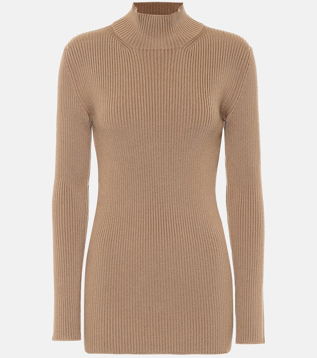 Ribbed-knit wool-blend sweater | Prada