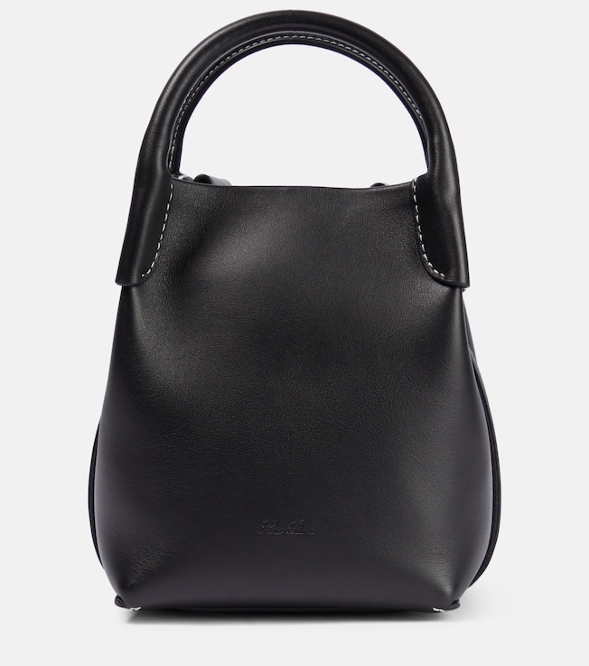 Bale Small leather bucket bag | Loro Piana