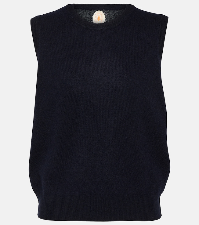Wool and cashmere sweater vest | Jardin des Orangers