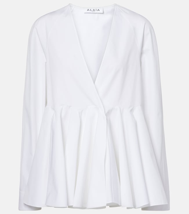 Flare cotton blouse | Alaïa