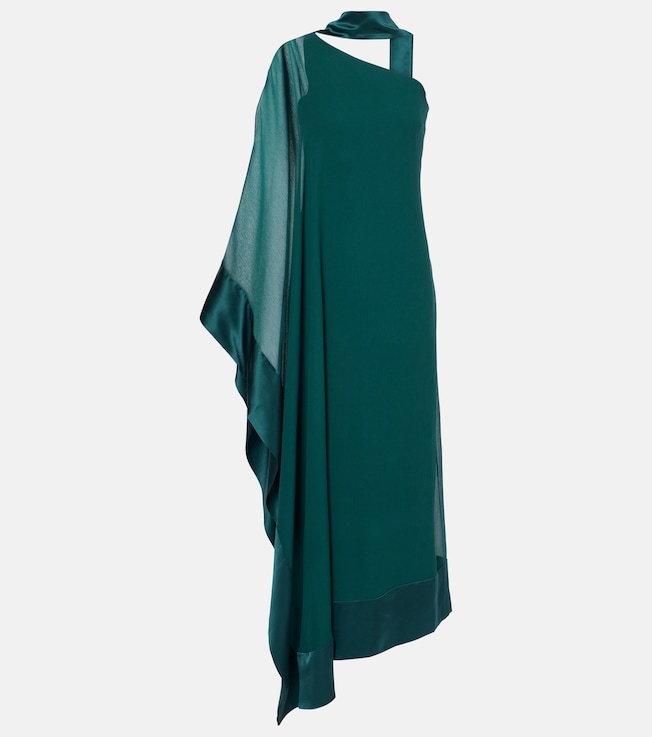 Betsy Spirito one-shoulder silk maxi dress | Taller Marmo