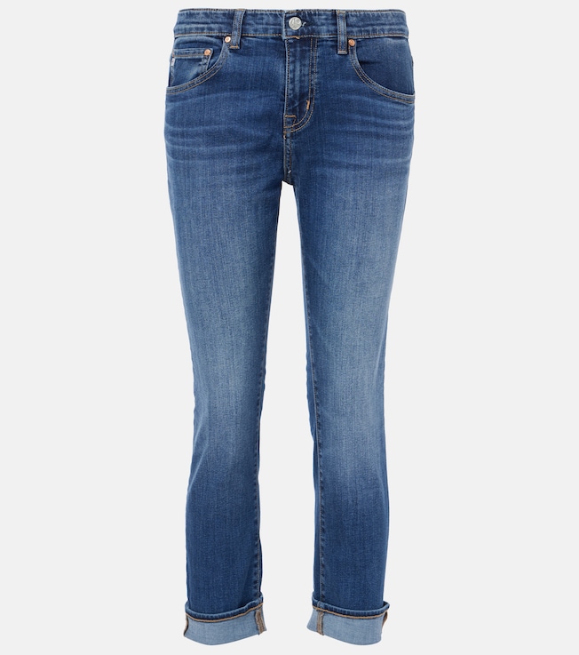 Ex Boyfriend cropped skinny jeans | AG Jeans