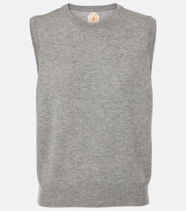 Cashmere and wool sweater vest | Jardin des Orangers