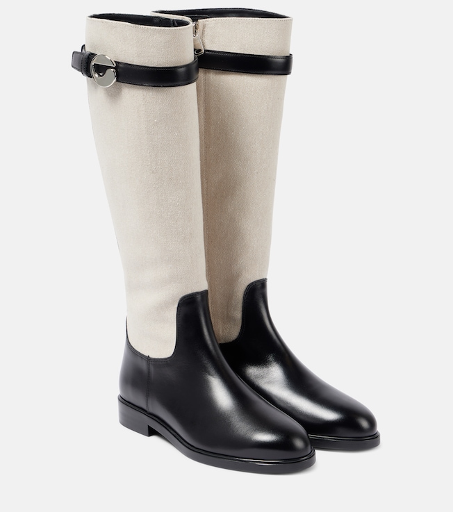 Cavalier leather knee-high boots | Coperni