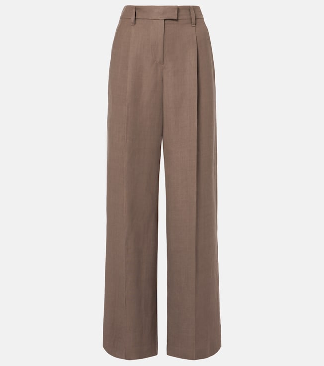 High-rise wide-leg pants | Brunello Cucinelli