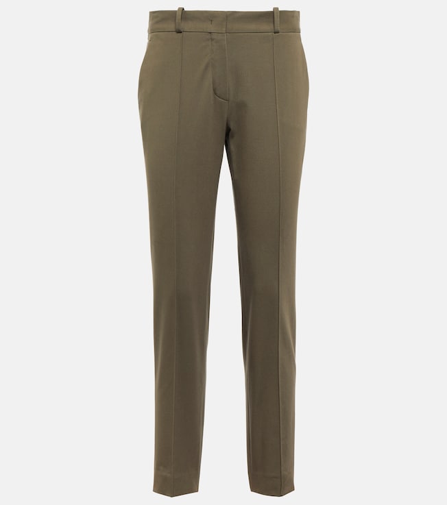 Winter Derk high-rise straight pants | Loro Piana