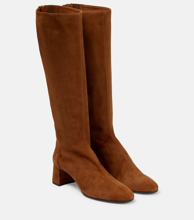 Saint Honore suede knee-high boots | Aquazzura