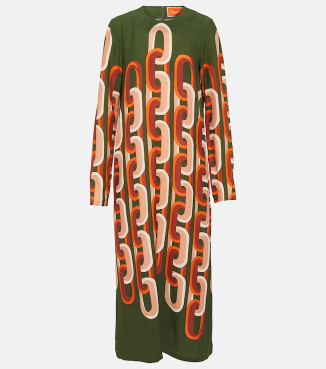 Swing printed midi dress | La DoubleJ