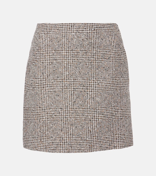 Coci linen-blend miniskirt | Blazé Milano