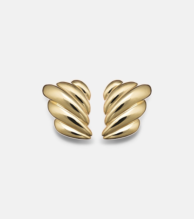 Croissant Large 18kt gold earrings | Anita Ko