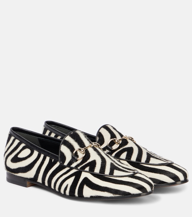 Jordaan Horsebit calf hair loafers | Gucci