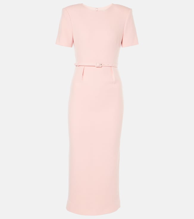 Wool crêpe midi dress | Roland Mouret