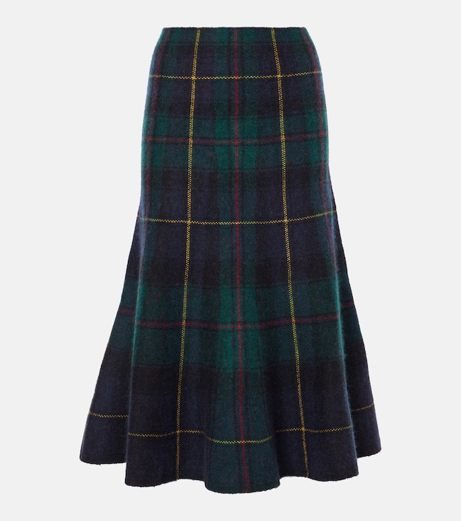 Plaid midi skirt | Polo Ralph Lauren