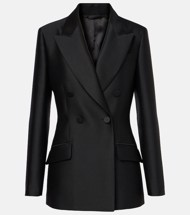 Wool and silk gabardine blazer | Gucci