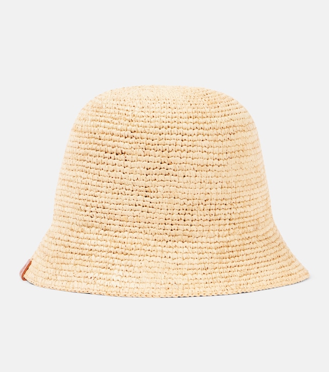 Meyers raffia bucket hat | Staud